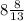 8\frac{8}{13}