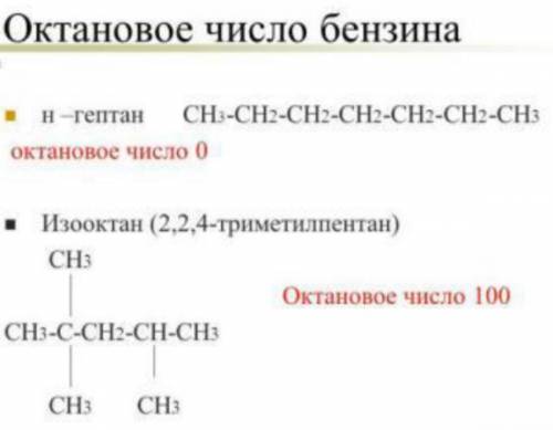 Что показывает октановое число бензина?