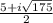 \frac{5+i\sqrt{175} }{2}