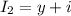 I_2 = y + i