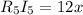 R_5 I_5 = 12x