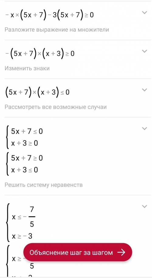 Сохраните мне неравенство 9 класс-4х² - 12х +4 больше или = (х+5)²​