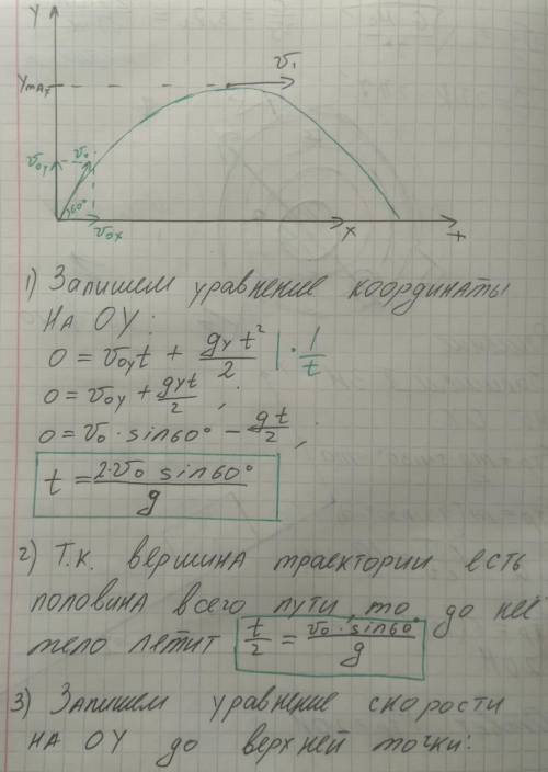 Решите, ! ! тело массой 1 кг кинули со скоростью 20 м/с под углом 60о к горизонту. определить модул