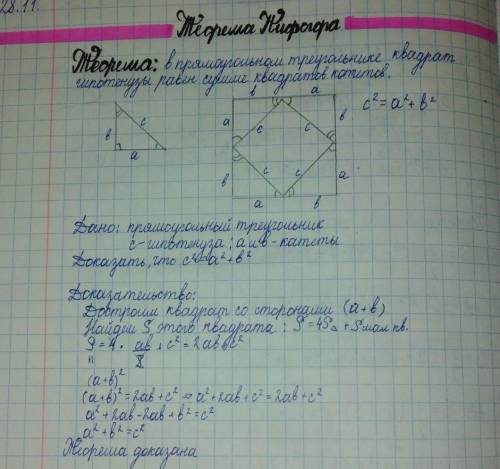 Доклад по теореме пифагора. надо написать про все решения» этой теоремы. нужно как можно быстрее зар