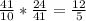 \frac{41}{10} * \frac{24}{41} = \frac{12}{5}