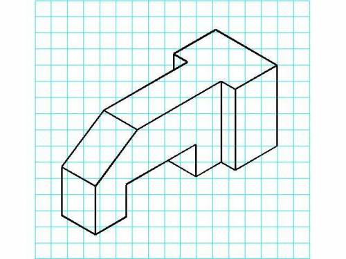 Сделайте 3d модель и 1 вид если даны 2 других​