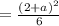 =\frac{(2+a)^{2}}{6}