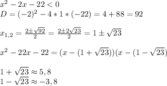 x^2-2x-22