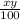 \frac{xy}{100}