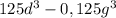 125d^3-0,125g^3