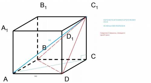 В прямоугольном параллелепипеде...