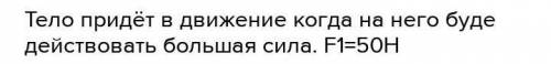 На неподвижное тело в направлении его возможного движения действует внешняя сила. Примерный график з