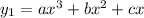 y_1=ax^3+bx^2+cx