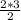 \frac{2*3}{2}