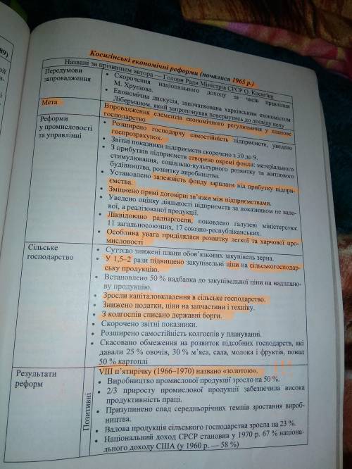 Відповісти на запитання : - Які основні зміни відбулись в економіці України в другій половині ХХ ст.