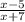 \frac{x-5}{x+7}