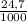 \frac{24,7}{1000}