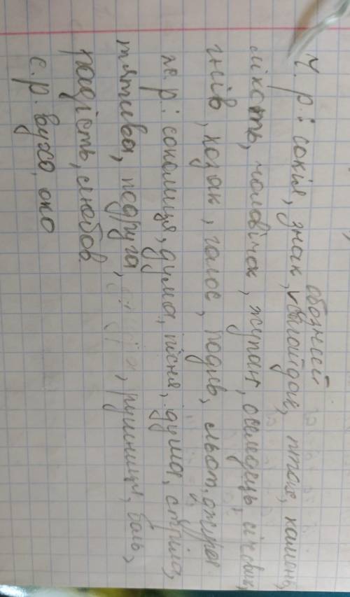 Прочитайте. Назвіть іменники в такій послідовності: чоловічого роду, жіночого роду, середнього .