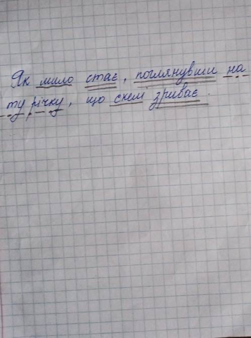 До ть будь ласкапідкресліть члени речення (підмет, присудок, означення,додаток,обставина)Речення: Як