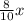 \frac{8}{10}x