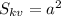 S_{kv}=a^2