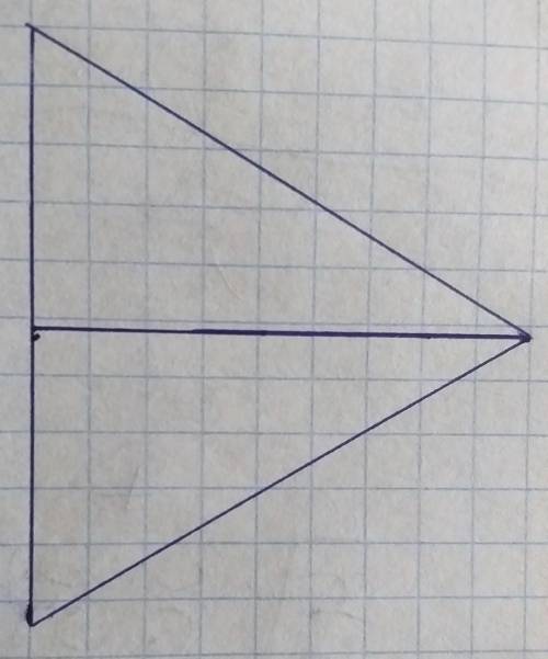 Начертите треугольник с основанием 5,2 см, высотой 4,5 см начертите в тетради ​