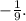 -\frac{1}{9}.