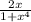 \frac{2x}{1+x^4}