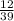 \frac{12}{39}