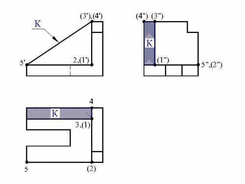 Начертить в изометрии и три вида​