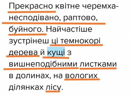 Підкреслити пріслівники зі словами, до яких вони стосуються Прекрасно квітне черемха-несподівано, ра