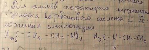 Чим зумовлена ізомерія амінів?Навідіть приклади