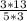 \frac{3*13}{5*3}