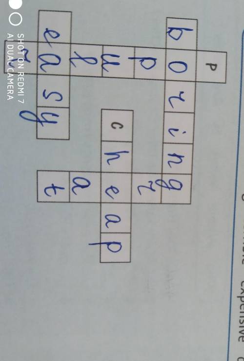 1 Complete the crossword. Write the opposites of the words in the box.unpopular interesting terrible