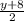 \frac{y+8}{2}