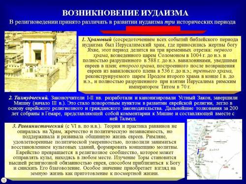 Рассказ по теме иудаизм и культура однкр 5 класс