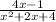 \frac{4x - 1}{x ^{2} + 2x + 4}