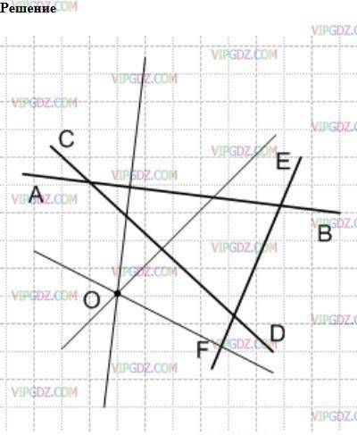 Перересуйте в тетрадь рисунок 121. проведите через точку О прямые, перпендикулярные прямым АВ, СD и