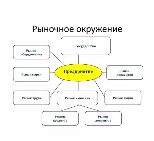 Что такое «рыночное окружение» предприятия?