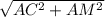 \sqrt{AC^{2}+AM^{2} }