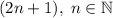 (2n+1), \; n \in \mathbb N