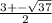 \frac{3 +- \sqrt{37} }{2}