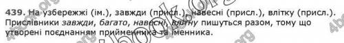 Пятый класс украинская мова Ермоленко и сичова упражнение 439​