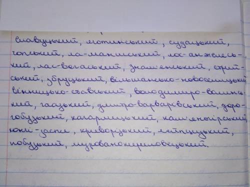 Будь ласка до ть Утворіть від поданих географічних назв прикметники . Поясніть особливості творення