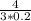 \frac{4}{3 * 0.2}