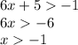 6x+5-1\\6x-6\\x-1