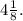 4 \frac{1}{8}.