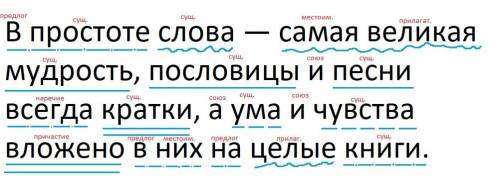 В слова — самая великая мудрость, пословицы и песни всегда кратки, а ума и чувства вложено в них на