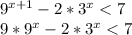 9^{x+1} -2*3^x