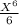 \frac{X^{6} }{6}